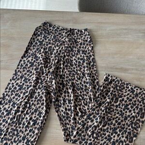 Victoria's Secret Leopard Print Flare Pants